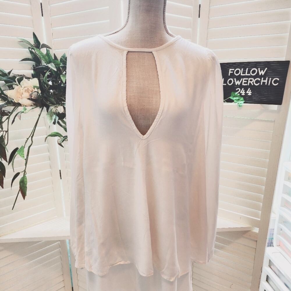 WE THE FREE MEDIUM WHITE OVERSIZED MINI DRESS